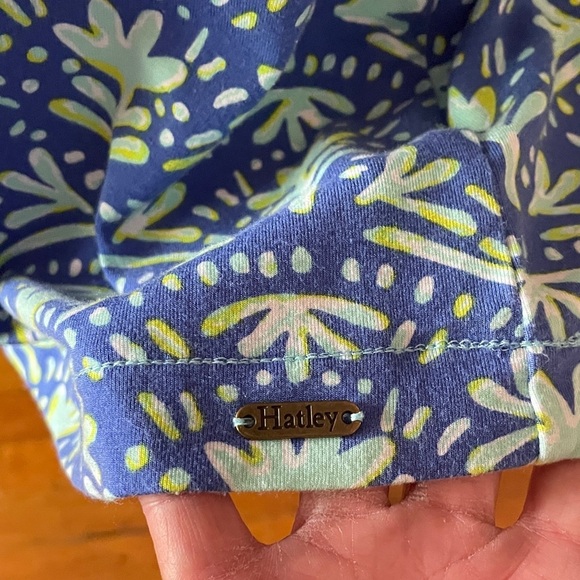 Hatley Blue and White Patterned Midi Dress NWT - Picture 4 of 7